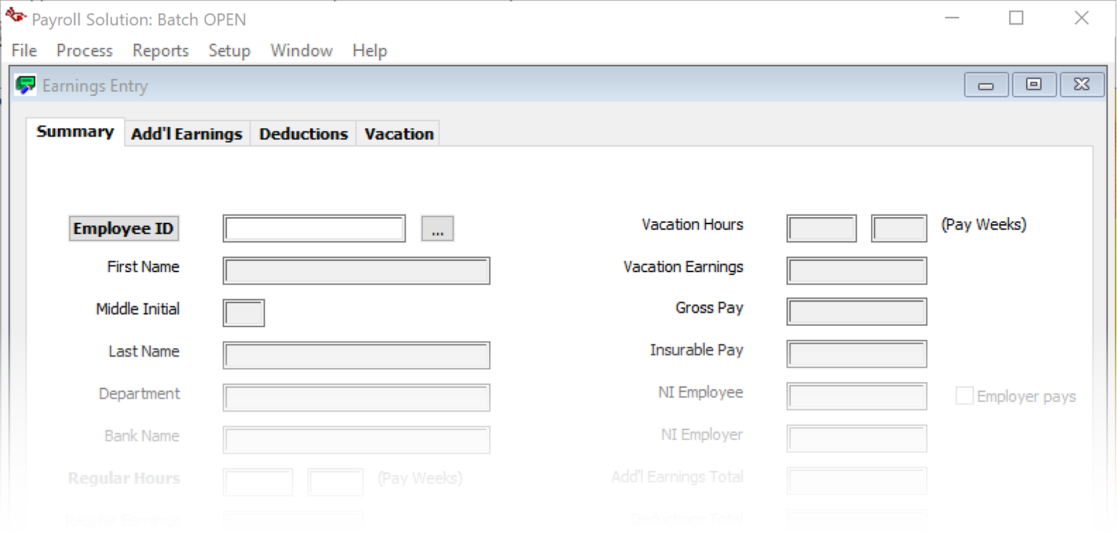 Earnings Screenshot